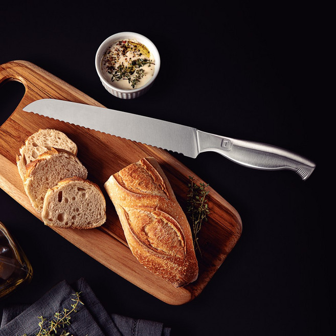 트라몬티나 서브라임 8인치 빵칼, 1개, 실버