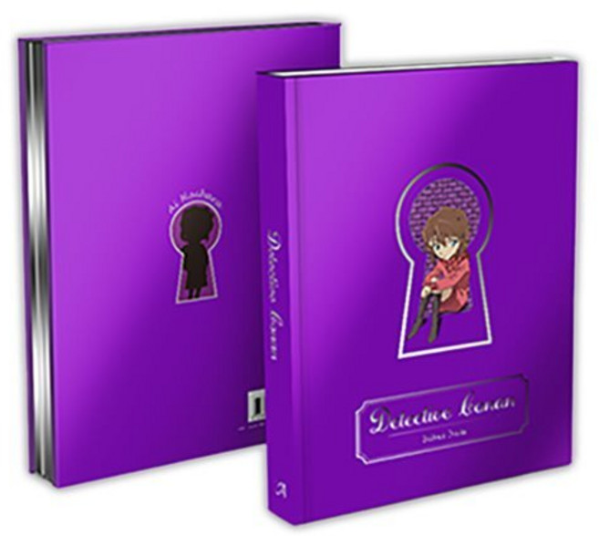 명탐정 코난 양장 은장 노트: 장미 에디션, 아르누보, 아오야마 고쇼 그림