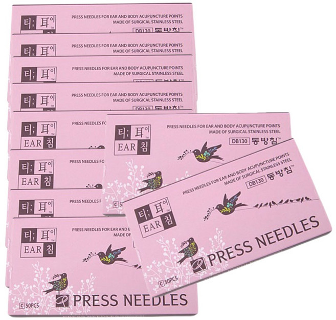 동방 티침 T침 10갑(500pcs) 이침 귀혈침 살색침 테이프침 붙이는침 수지침 귀이침 귀이침지압스티커 동방티침, 10개