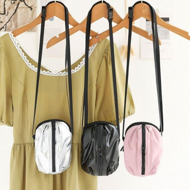 여성 미니 가벼운 크로스 백 여행 지갑 가방 미니백 실버 스마트폰 핸드폰 실버백 여행용