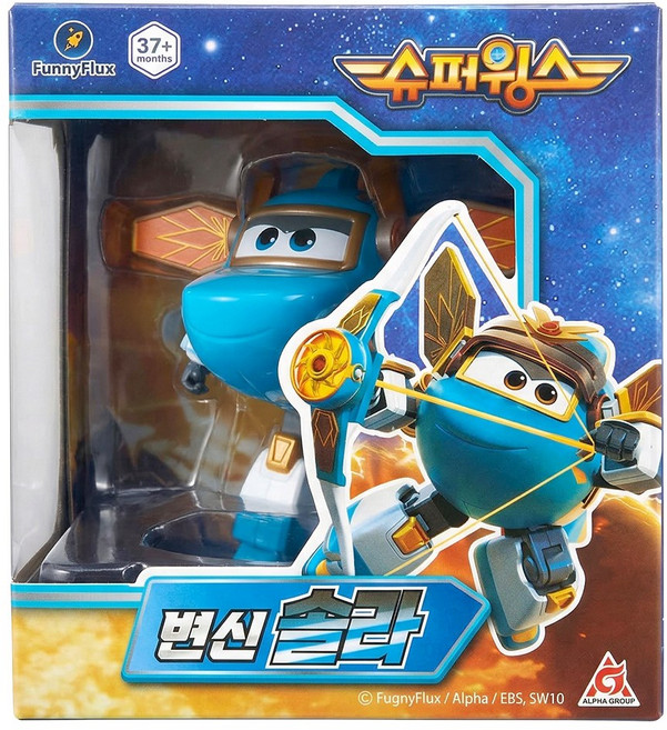 슈퍼윙스 변신 솔라 / 2가지 모드 변신, 1개, 혼합색상