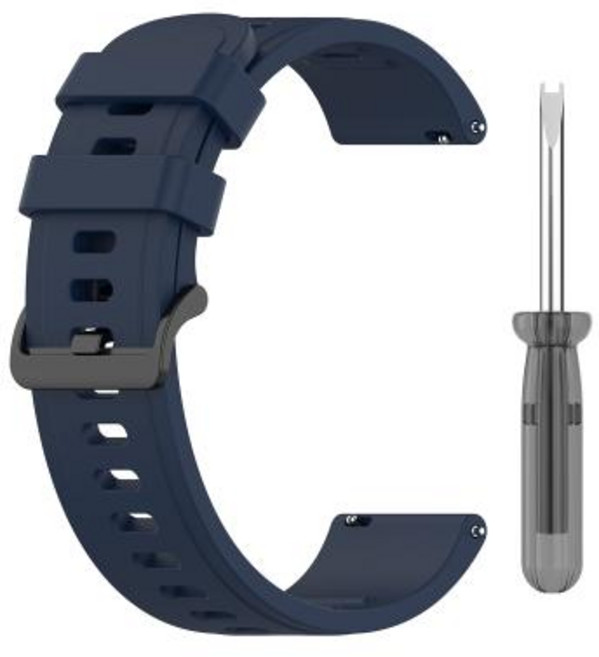 어메이즈핏 Neo 스마트 워치 블랙 버클 도구 교체 용 손목 밴드 액세서리 용 실리콘 워치 밴드 새 스트랩, 6)Midnight blue, 1개