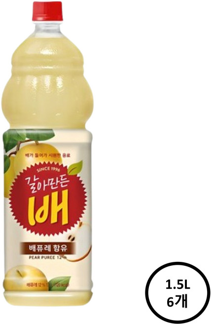 해태htb 갈아만든배1.5L, 1.5L, 6개