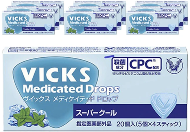 빅스 메디케이티드 드롭 수퍼 쿨 20개입, 10개 - 쿠팡