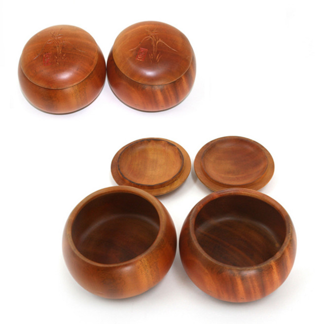 육형제 원목 바둑통 - 난 15호 HJNT560, 1개