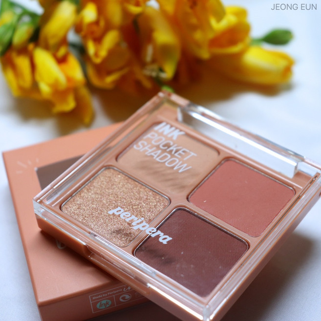 페리페라 꿀조합 4구 6발색 잉크 포켓 섀도우 팔레트, 01 봄볕이좋아, 2개