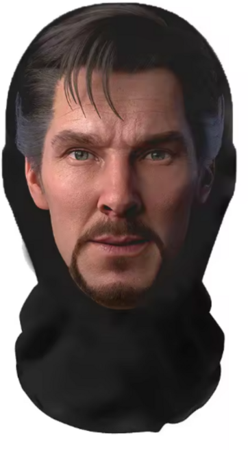 칸예마스크 캐릭터가면 복면마스크 가면 쓸데없는선물 칸예복면, 닥터스트레인지, 1개