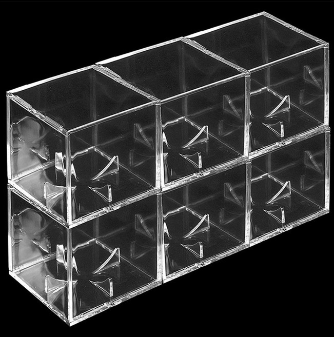 딕스포츠 고급 야구공 싸인볼 케이스 투명 아크릴 보관함, 2개