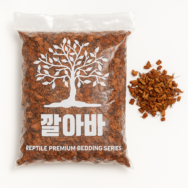 깔아바 코코허스크 6리터 파충류 소라게 거북이 바닥재, 1개
