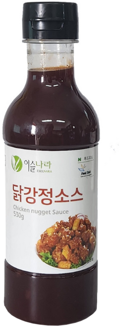 이슬나라 닭강정 소스 530g 액상 꼬치 양념 대용량 식자재 업소용 식당용 급식용 가정용