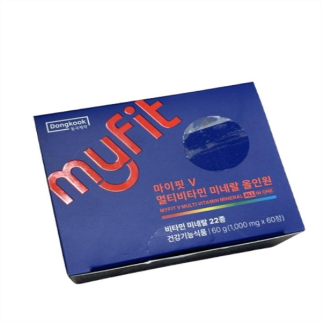 동국제약 마이핏 이보영 멀티비타민 올인원, 4개, 60정