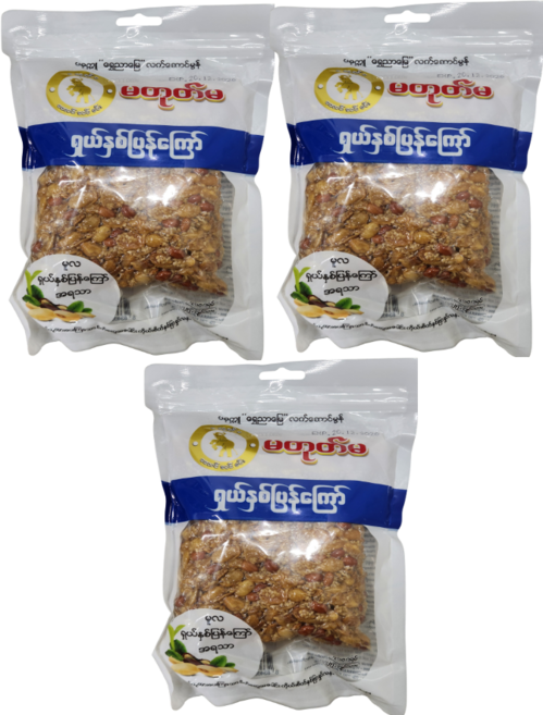 마또마 어쏠티드 프라이드빈 Ma Tote Ma Assorted Fried Beans, 400g, 3개