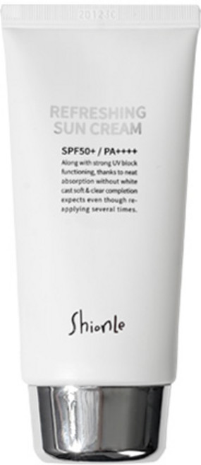 션리 리프레싱 선크림 SPF50+ PA++++ 백탁없는 산뜻한 수분 자외선차단제, 1개, 50ml