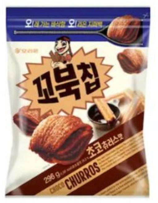 오리온 꼬북칩 초코츄러스맛, 296g, 2개