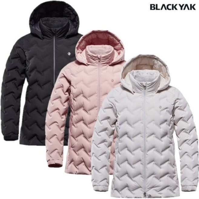 [백화점출고]블랙야크 여성용 무봉제 미들 롱 다운자켓 M제로스팟알파롱다운자켓