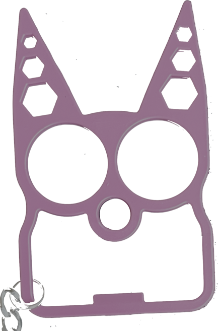 호신용 귀여운 선물용 가방 키링 호신용품, 1개, 진한핑크