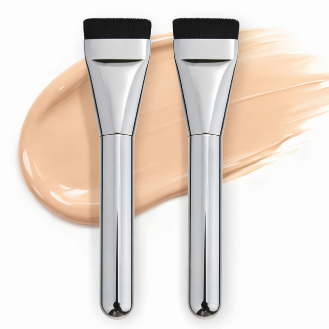 마렝드 자국없는 파운데이션 브러쉬 붓, 2개