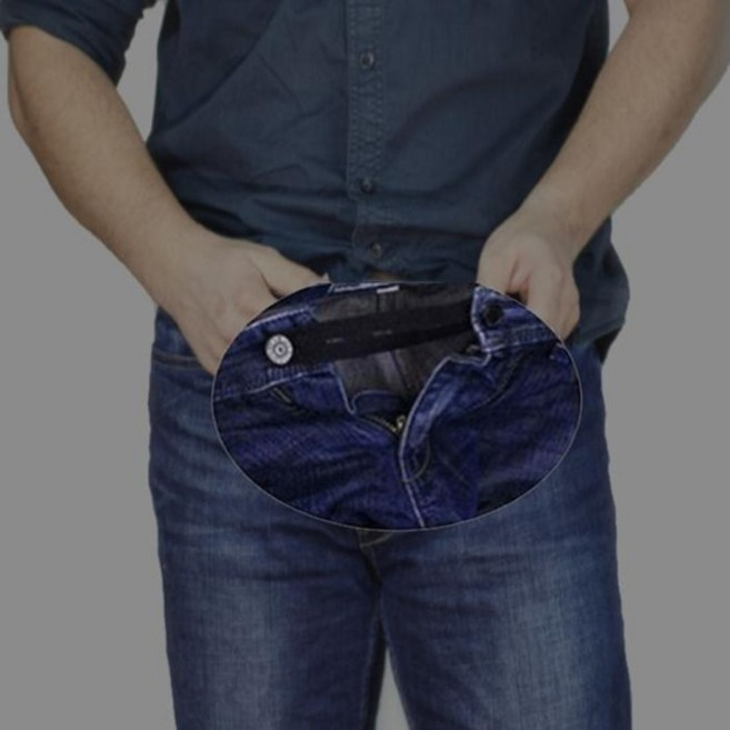 [아우트_62]슬랙스 바지 똑딱이매직 허리 조절 요술단추