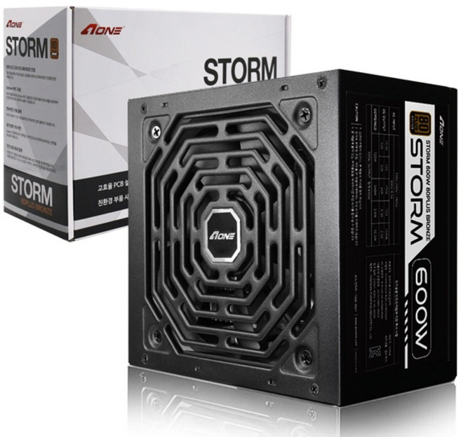 [AONE] STORM 600W 80PLUS BRONZE (ATX/600W)