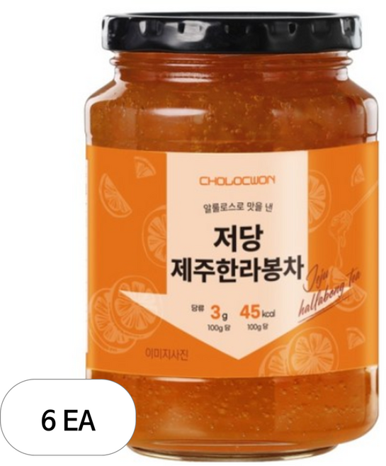 초록원 저당 제주한라봉차, 530g, 1개입, 6개