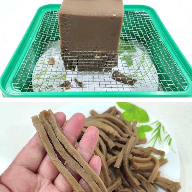 묵채 우뭇가사리채 묵채칼 채반 묵국수만들기 두부, 사각묵채, 1개