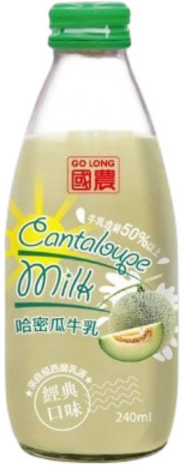 國農 哈蜜瓜牛乳 240ml, 24個裝