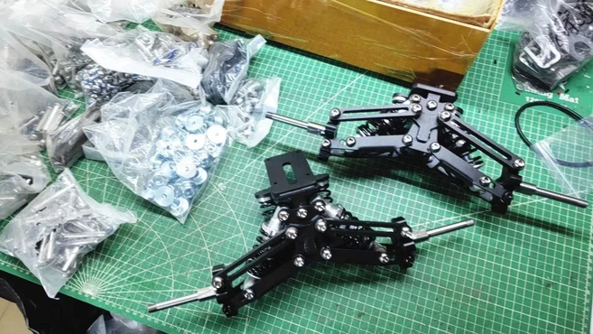 전동 스케이트보드 오프로드 스케이트보드 쇼크 업소버 브리지 독립 서스펜션 스케이트보드 브리지 쇼크 업, 04 3