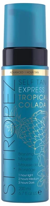 St. Tropez 세인트 트로페 트로페즈 셀프 탄 익스프레스 브론징 무스 트로피컬 콜라다, Tropical Colada 6.7 oz / 200 m, 1개, 200ml - 쿠팡