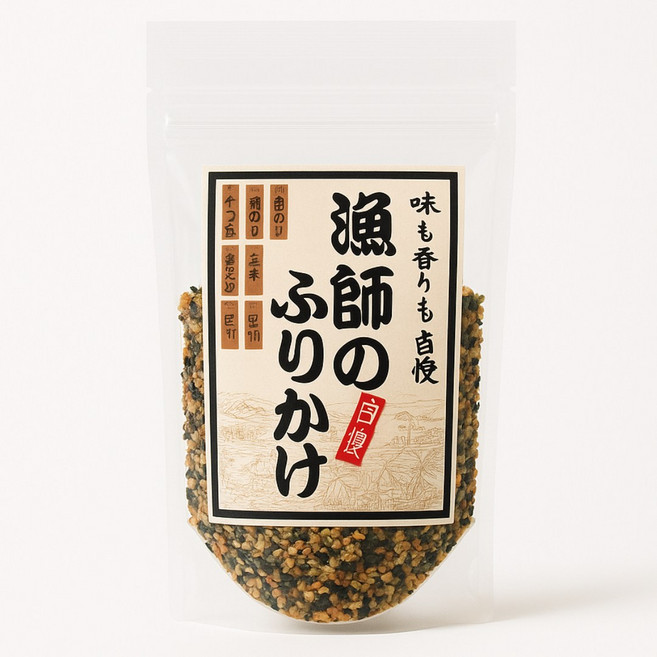 어부의자랑 후리가케 - 밥에 뿌려먹는 야채 해물 후리카케 일본, 1개, 70g