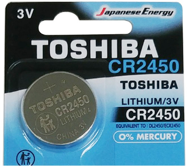CR2450 파나소닉 도시바 코인건전지 벌크 포장, 1개입, 1개