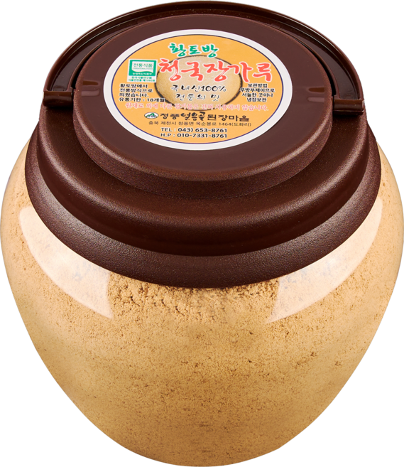 100% 국내산 황토방 청국장가루 청국장환 청풍얼음골된장마을, 청국장 가루1kg, 1개, 1kg