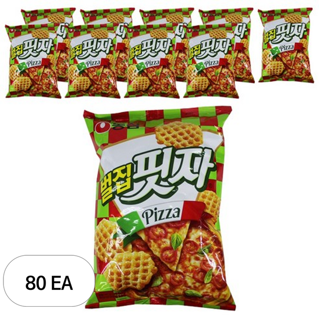 농심 벌집핏자, 90g, 80개