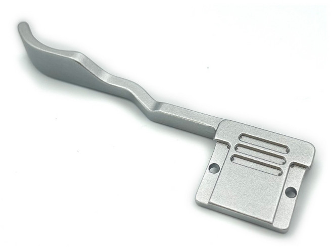 알루미늄 합금 카메라 손잡이 금속 엄지 손가락 핫 슈 핸드 그립 A7C2 A7CR 미러리스 카메라의 안정성 향상, 은