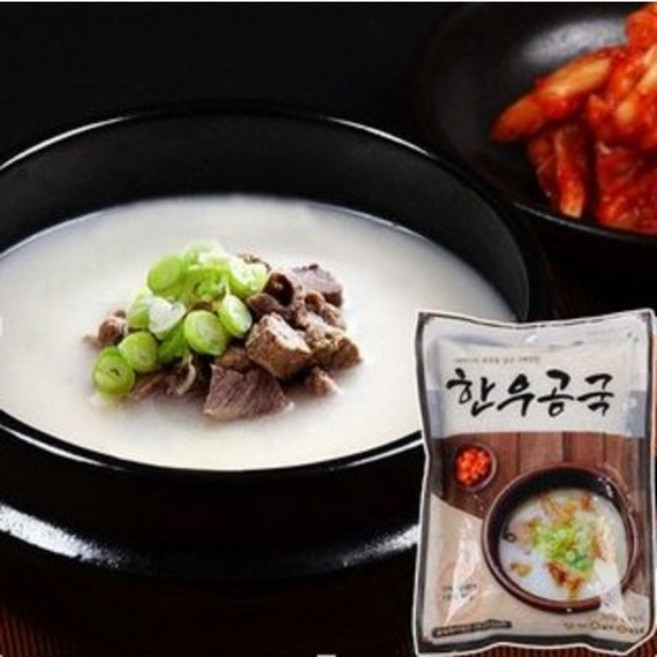 사골곰탕 한우곰국 한우곰탕 사골육수 밀키트 100% 한우뼈, 350g, 350g x 5