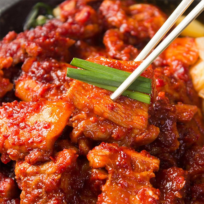 4위 - 기사식당 제육볶음 100% 한돈 특허양념 돼지불백 돼지불고기, 4세트, 500g