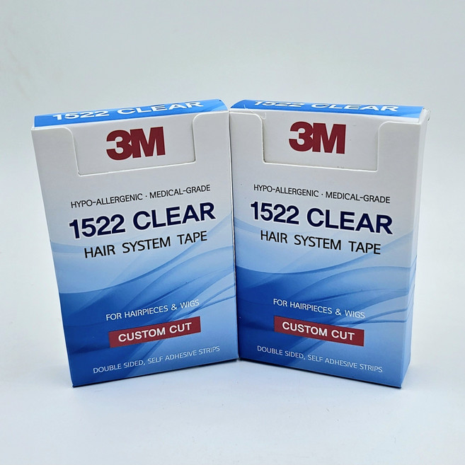 쓰리엠 가발테이프 라운드100매 / 2개 원데이세트상품, 흰색라운드