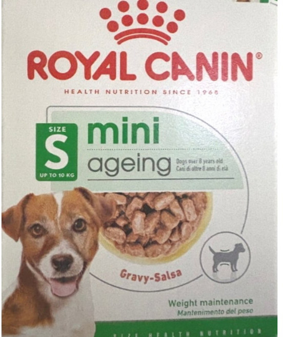 로얄캐닌 강아지 습식 사료 파우치 미니 에이징, 해당옵션으로 클릭클릭, 85g, 36개