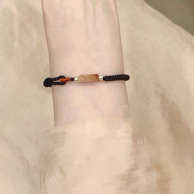 男士手繩 文藝手飾 七夕情侶高級感手繩 願我如星君如月 莫蘭卡迪手繩 情人節禮物款