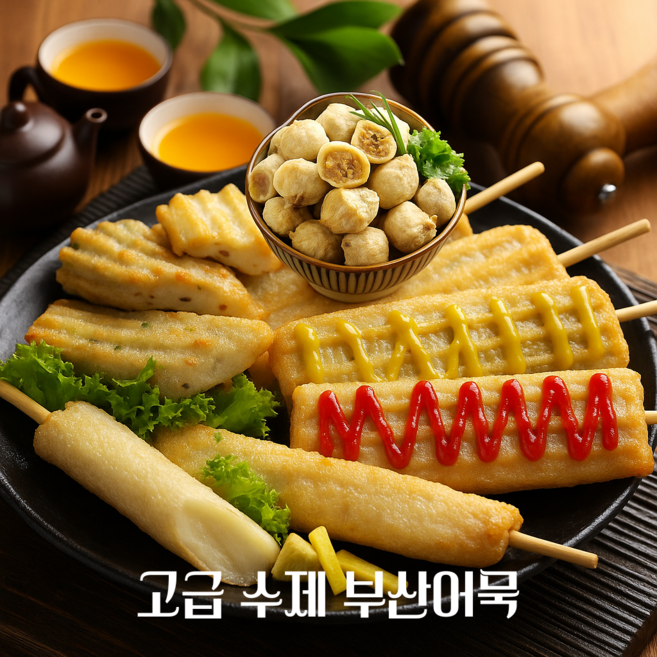 [쉬즈앤] "고급 수제 부산어묵 모듬세트 꼬치 전골 어묵탕 간식 반찬용 선물세트" / 부산어묵 실속선물세트 (10종 총 1610g), 1.61kg, 2개