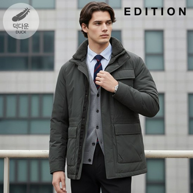 [에디션]양털 탈부착 덕다운 점퍼 (NEC4FJ1601)