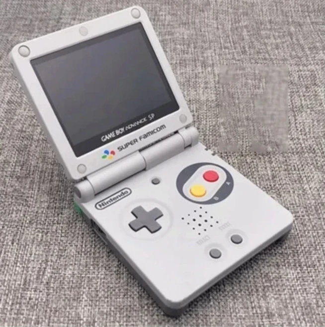 게임보이 어드밴스 SP AGS001 리퍼비시 GBA 게임 콘솔 (IPS 스크린 새 케이스 밝기 조절 기능 ), 01 CHINA, 02 IPS LCD, 18 SFC