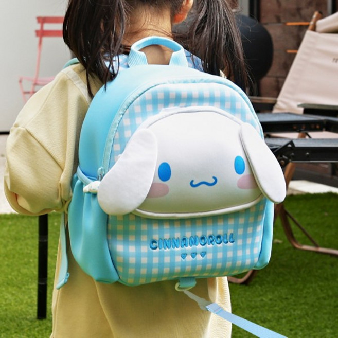 백팩 산리오 입체페이스 미아방지가방 어린이 여아가방 소풍가방, 1개, 시나모롤