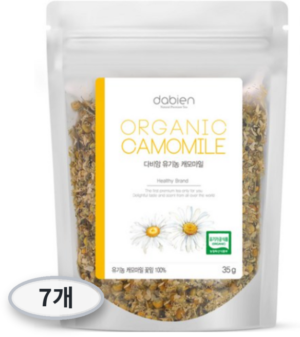 다비앙 유기농 캐모마일 리필, 35g, 7개, 1개입