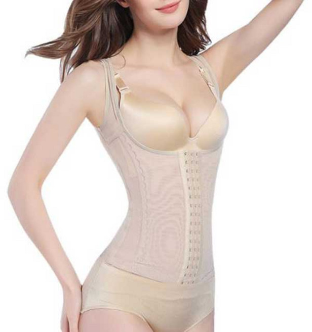 핑크비올라 메쉬 뱃살 복부 보정 코르셋 웨이스트 니퍼