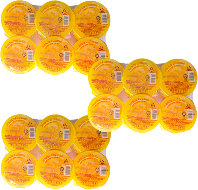 오키오 망고 푸딩 6개입, 708g, 3개
