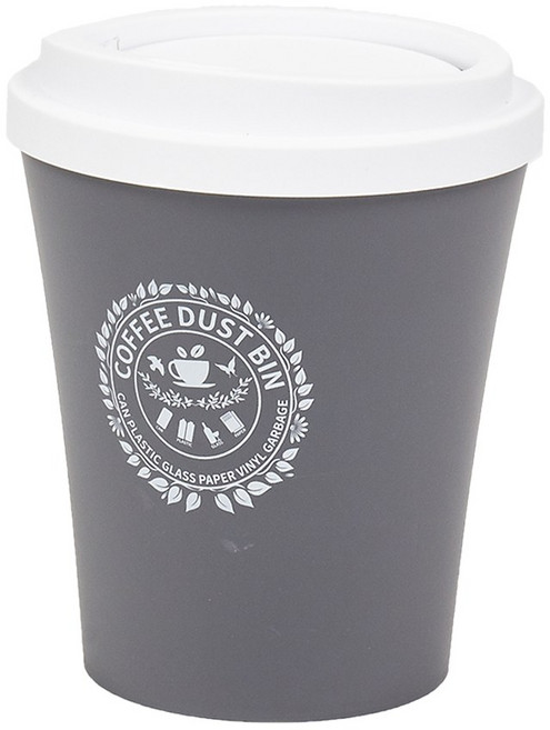 할메이드 인테리어 화장실 주방 사무실 커피 미니 휴지통 5L, 그레이, 1개