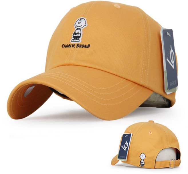 PEANUTS 정품 볼캡 찰리브라운 패치 (56~58cm)