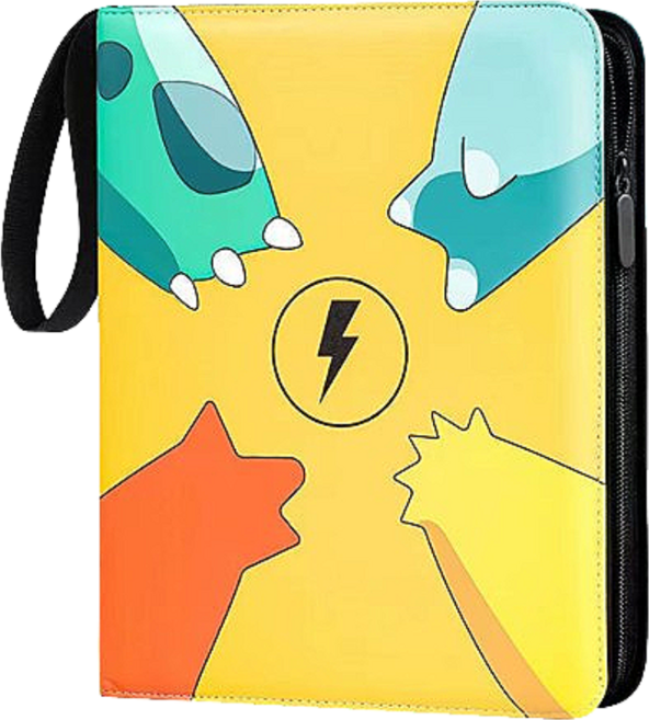 카드 보관 앨범 바인더 게임 포토 수납 북, 옐로우