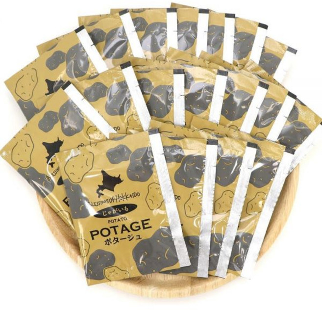 즉석 스프 감자 포타주 18개입 D 홋카이도 진한 버터 가루 개별 포장 20gx18봉사 업용 수프, 360g, 1개