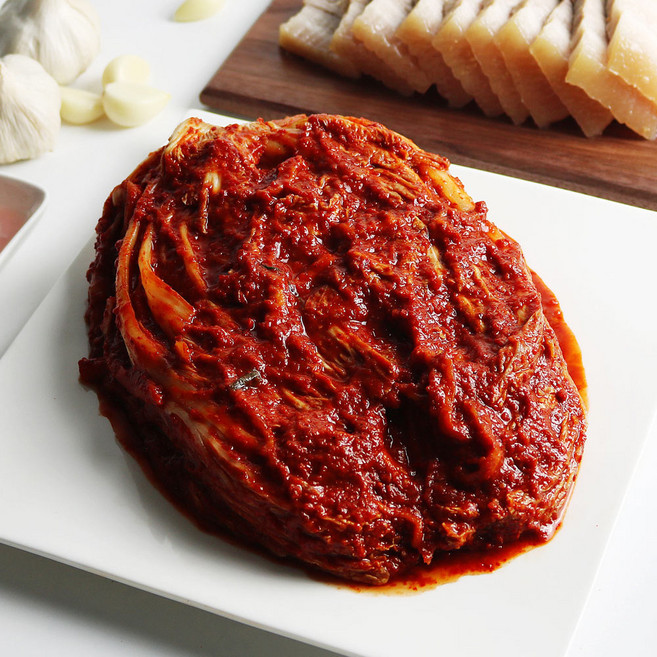 [함평댁] 100%국내산 갓담근 전라도 보쌈김치 수육김치 HACCP 인증, 1kg, 1개